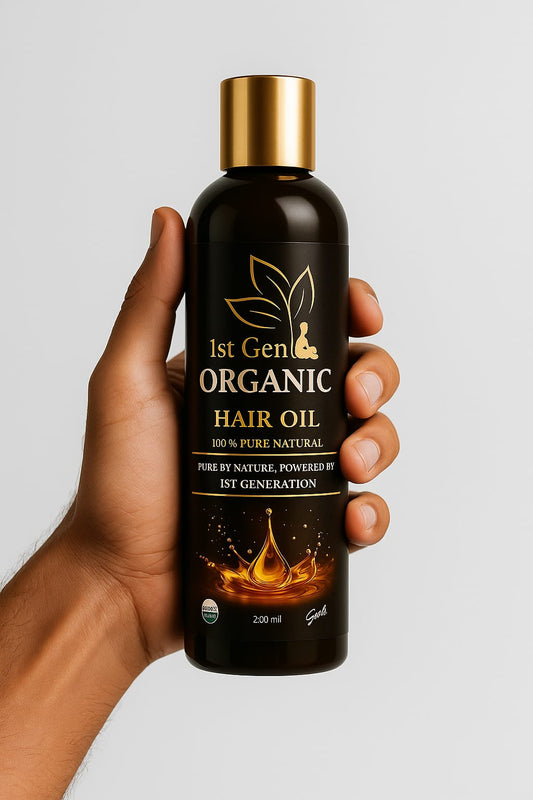 1st Gen Organic Hair Oil – Nature’s Secret for Healthy,  Shiny Hair